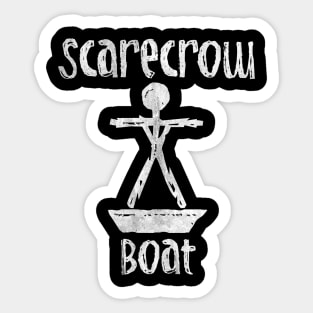 ScareCrow Boat Sticker